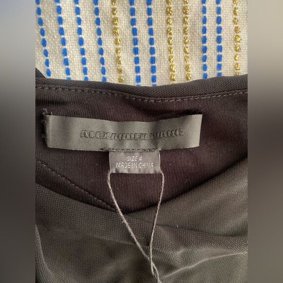 ALEXANDER WANG MIDI DRESS Black/pink Viscose Sleeveless Sz 4 NWT - Picture 6 of 16